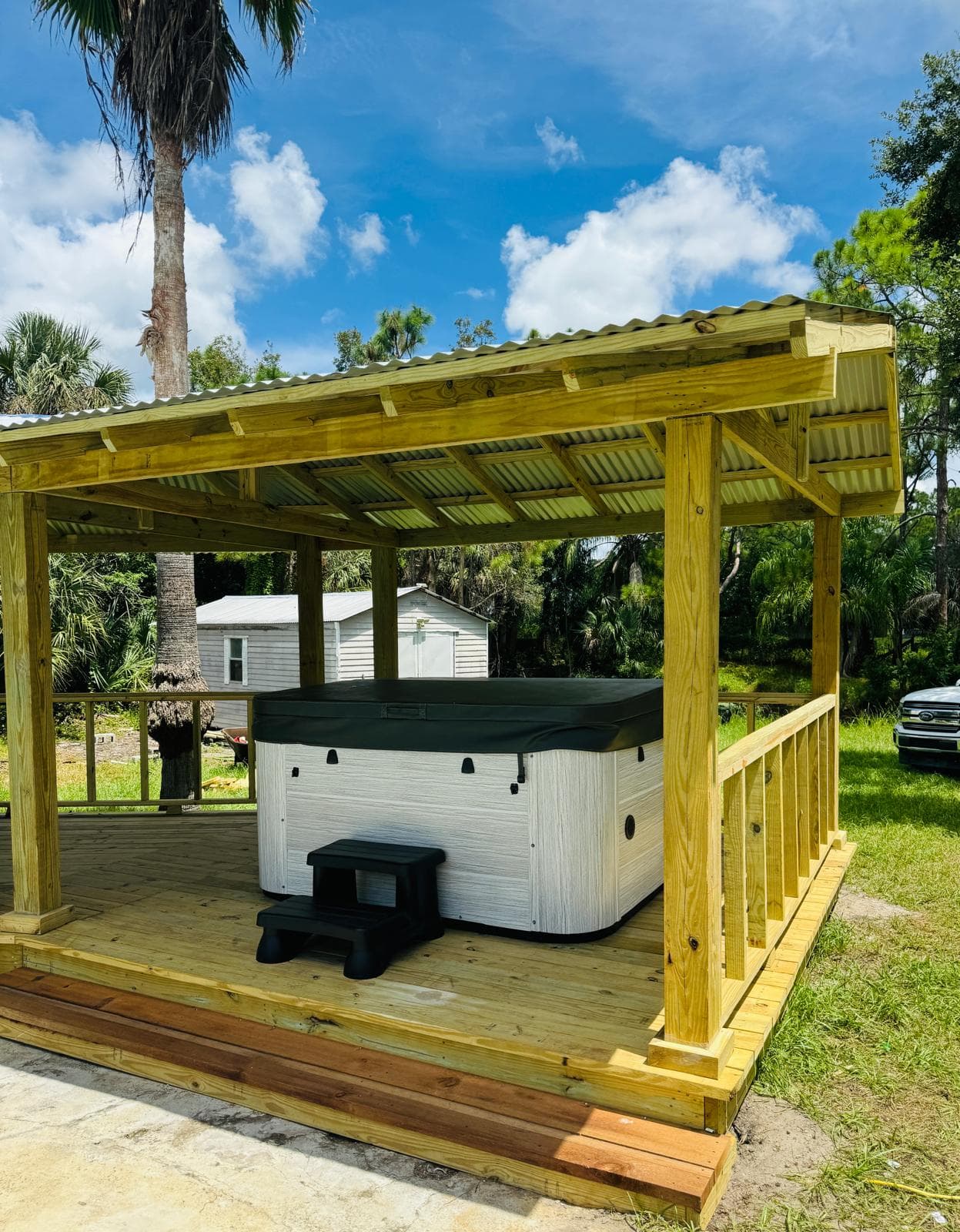 Custom outdoor structure by Benito Fine Carpentry Wellington FL